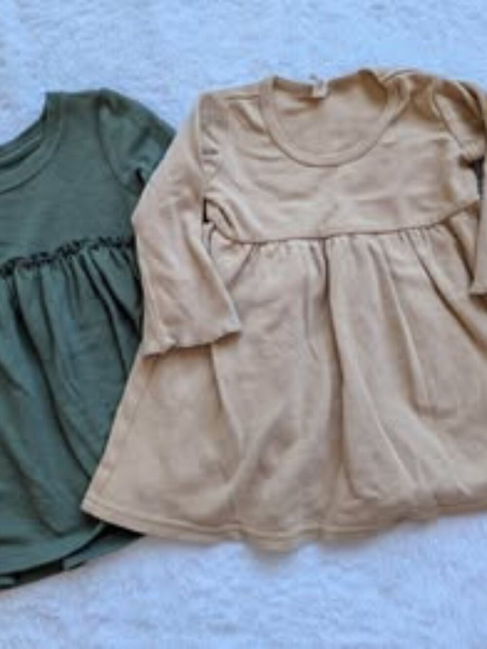 Quincy Mae + Cat & Jack Long sleep Dress/Tops for Toddler Baby Girl Size 12-18M